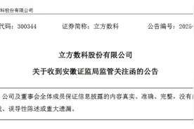 V观财报｜立方数科收监管关注函：信披是否真实准确完整图片