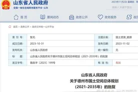 德州市国土空间总体规划获批，建战略叠加区域中心城市图片