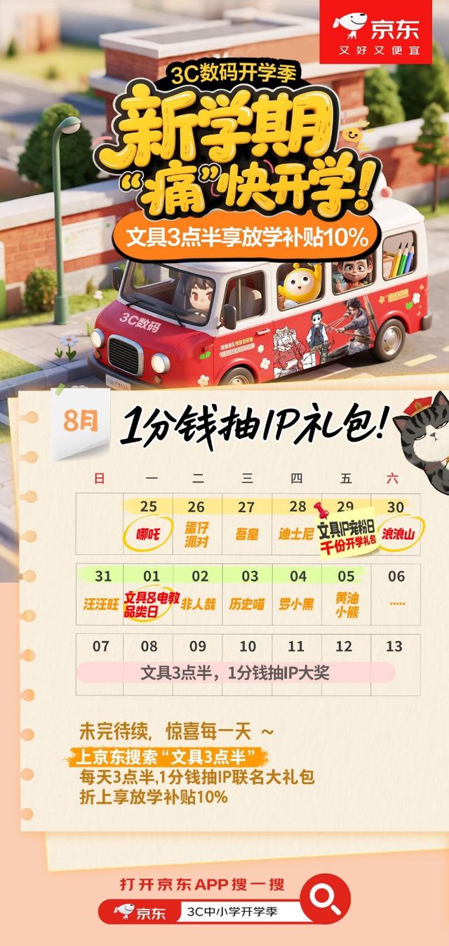 上海、武汉、西安用户有福了，8月25日起京东携11大IP开启痛车巡游