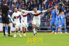 七战七捷！C罗梅开二度，葡萄牙提前三轮晋级欧洲杯正赛图片