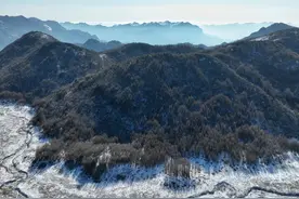 图片新闻|雪宝山雪后放晴如初春图片
