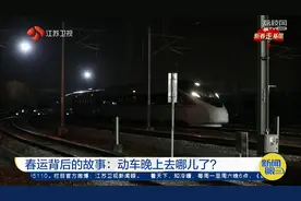 【新春走基层】春运背后的故事：动车晚上去哪儿了？图片