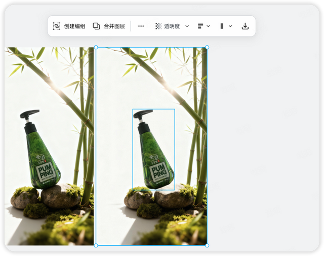 Lovart让我随手拍的牙膏，堪比商业摄影图