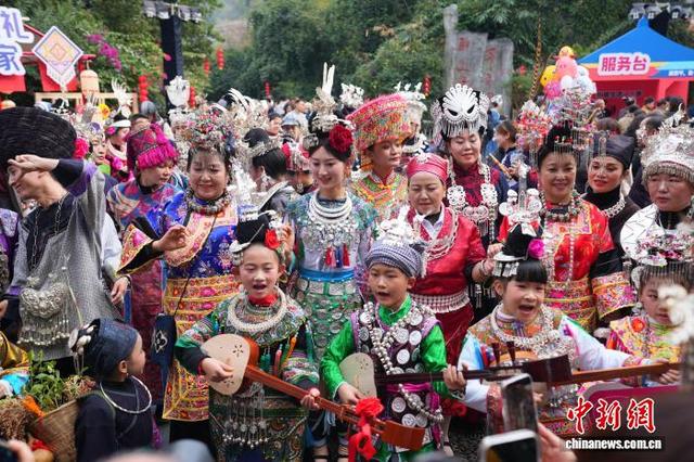 肇兴侗寨：侗年迎八方游客