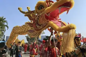 龙狮锣鼓迎新春！春节期间岭南印象园广府年味浓图片