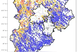 河北发布大风蓝色预警！局地有小雨→图片