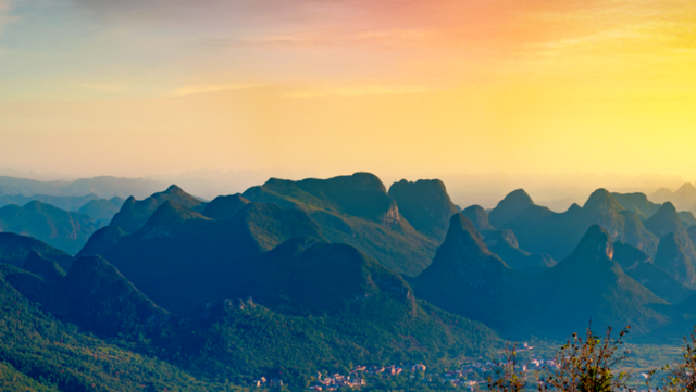 来七星，纵享桂林市区的千里江山图～