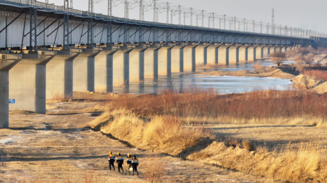 黄河流凌美到刷屏！