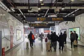地铁引导、导航定位、进站攻略……松江枢纽首个春运是这样的→图片