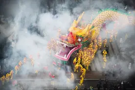 今天龙抬头，浙江的一条大龙就长达99米图片