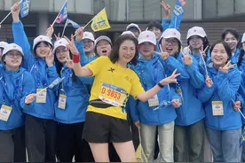 “这里连终点线都有温度！”上海跑友翻出合照后眼眶湿润……图片