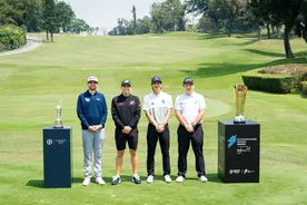 高尔夫国际系列赛澳门站，4位球星出席赛前新闻发布会图片