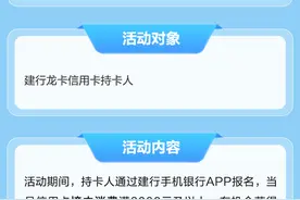 刷建行信用卡，百亿积分等你赢！图片