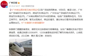 广州南站高铁暂无晚点、停运情况图片