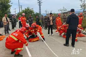森林消防技能大比武，连山小三江演绎“烈火雄心”图片