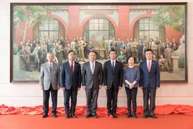 瑞金医院建院117周年，《广慈大医》群像画作揭幕图片