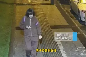 男子扮女装扒窃手机，民警从“走路姿势”找到突破口图片