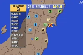 日本宫城县近海海域发生4.6级地震 未引发海啸图片