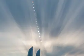 星空有约|今年最后一次日食10月15日“驾到”，我国公众可上网“追日”图片