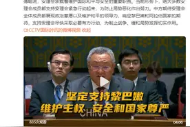 联合国安理会紧急审议黎以局势，中国代表：坚定支持黎巴嫩维护主权安全和国家尊严图片