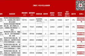 南京6宗住宅地块成交额18.9亿元，明后天将出让23宗宅地图片