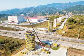 西渝高铁开州段建设加速推进图片