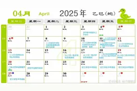 中考考生快收藏！枣庄2025年中考日历来了图片