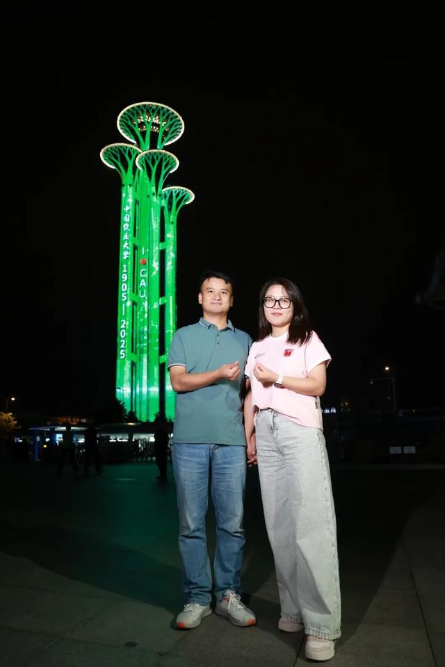 昨夜专属CAUer的奥林匹克塔，你打卡了吗？