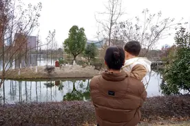 在公园里“安了家”，30多只小鸭子和他们一起过年……图片
