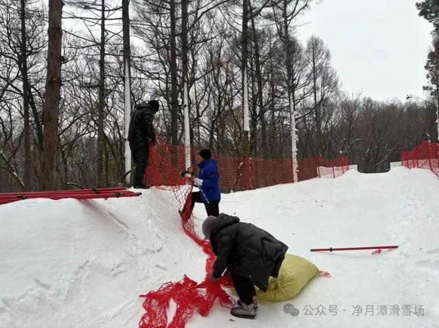 净月潭新地标冲刺收尾！1677米“森林穿越雪飘流”即将开滑！