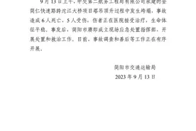 成都简阳市金简仁快速路跨沱江大桥项目一塔吊坍塌 已致6人死亡、5人受伤图片