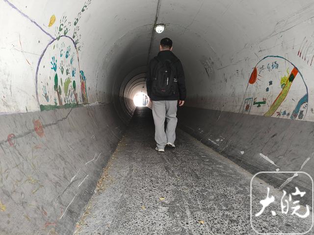 合肥蒙城路一过路涵洞引发关注 常有人来此拍照打卡