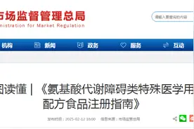一图读懂 | 《氨基酸代谢障碍类特殊医学用途配方食品注册指南》图片