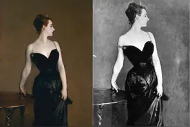 镀金时尚：萨金特肖像画中的服饰艺术图片