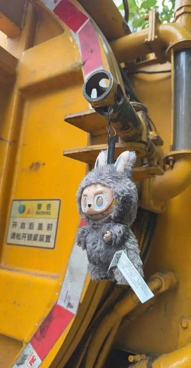 大爷捡到隐藏款Labubu挂吸粪车！被人99买走发现是正品