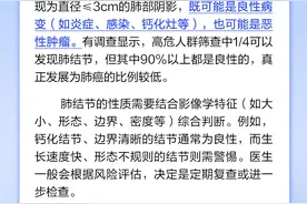 肺结节等于肺癌？丨中新真探图片
