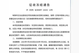 济南市天桥区俩区域确定征收范围图片