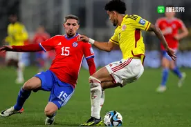 智利0-0哥伦比亚，马里潘进球被吹越位，比达尔、米纳伤退图片