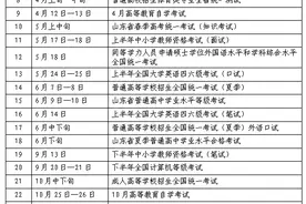速存！2025年山东省教育考试时间安排表来了图片