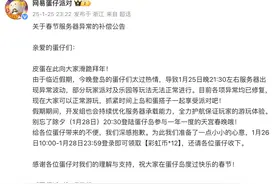 网易《蛋仔派对》服务器出现异常波动，官方：已修复图片