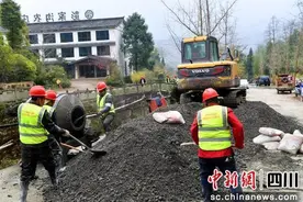 汶川水磨：加快“以工代赈”项目建设 助力乡村振兴发展图片