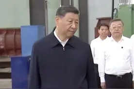 7日下午，习近平总书记在阳泉阀门股份有限公司考察图片