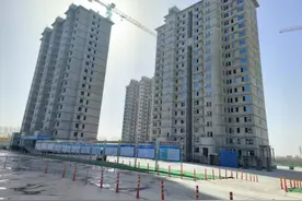 廊坊回迁安置房项目楼栋二次结构全部完成图片