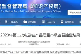 【济南】2023年第二批电饼铛产品质量市级监督抽查结果图片
