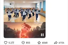 郑州高新区这所学校的“哪吒啦啦操”上央视啦！图片