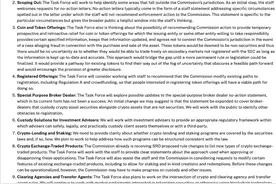 美加密货币工作组网站披露工作列表图片