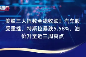 美股三大指数全线收跌！汽车股受重挫，特斯拉暴跌5.58%，油价升至近三周高点视频封面