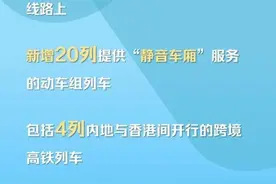 6月20日起， “静音车厢”扩展至沪昆高铁等92列动车，若未遵守静音规定，将视情调整车厢图片