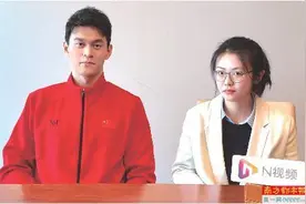 “前辈”孙杨:从未想过放弃游泳，每多坚持一天就是赚到图片