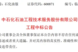 中石化石油工程建设有限公司中标8.98亿元项目图片